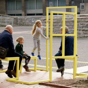 Entwurf und Gestaltung von Stadtmobiliar