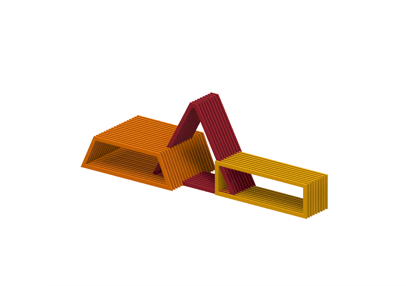 This modular outdoor benches creates a place for sitting, playing and relaxing. Art city seating for public space installation created with a modular system.