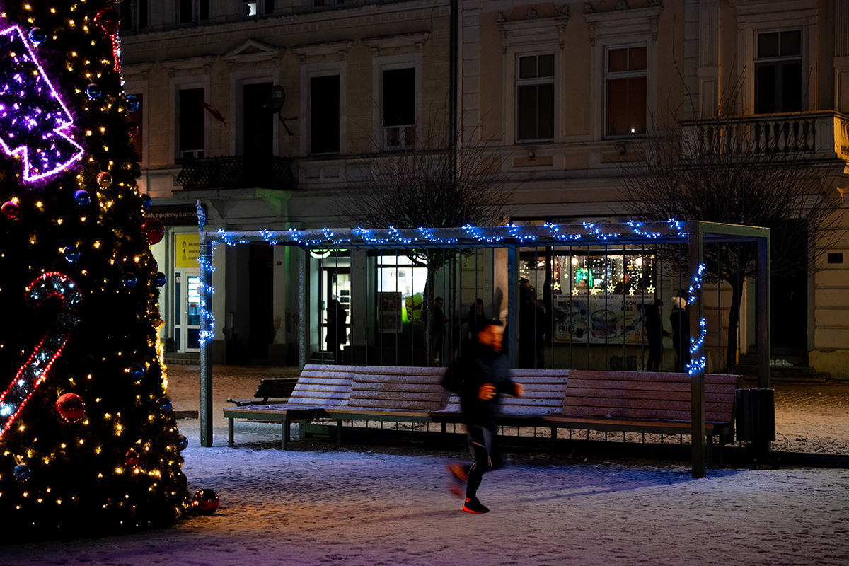 Pergola-Bänke in Gostyń, Polen